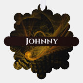 Abstracte breukkunst ornament kaart (Voorkant)