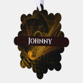 Abstracte breukkunst ornament kaart (Links)