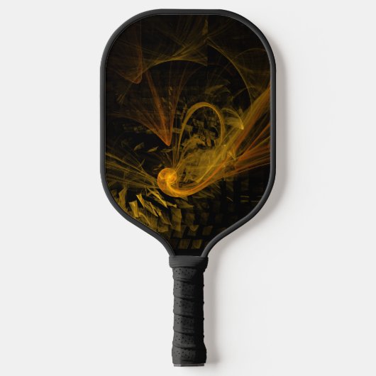 Abstracte breukkunst pickleball paddle (Voorkant)