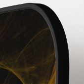 Abstracte breukkunst pickleball paddle (Links Detail)