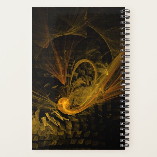 Abstracte breukkunst planner (Achterkant)
