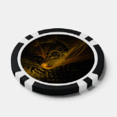 Abstracte breukkunst poker chips (Enkel)