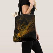 Abstracte breukkunst tote bag (Dichtbij)