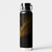 Abstracte breukkunst waterfles (Achterkant)