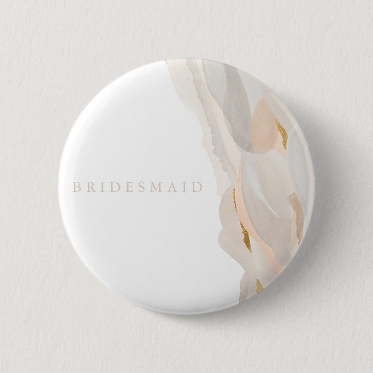 Abstracte Bridesmaïde Button (Voorkant)