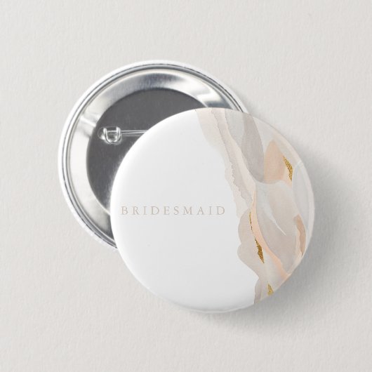 Abstracte Bridesmaïde Button (Voorkant /achterkant)