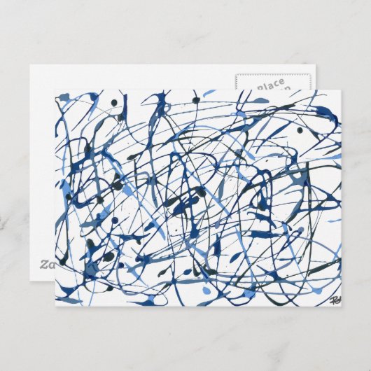 Abstracte Briefkaarten (Voorkant / Achterkant)