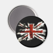 Abstracte Britse vlag Magneet (Voorkant / Achterkant)