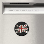 Abstracte Britse vlag Magneet (Insitu (Vaatwasser))