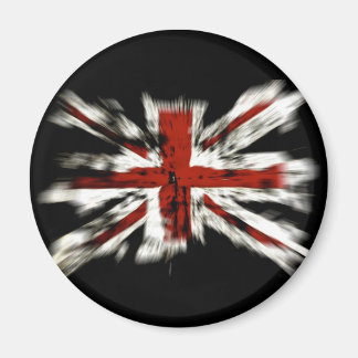Abstracte Britse vlag Magneet