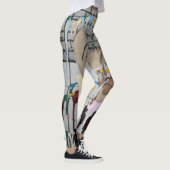 Abstracte broek leggings (Rechts)