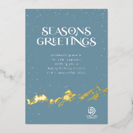 Abstracte brontgebondenschapskaart voor geborenen folie feestdagenkaart