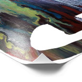 Abstracte Brontosaurus Silhouette. Foto Afdruk (Hoek)