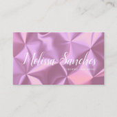 Abstracte Bronze Mix Patroonkunst Visitekaartje (Voorkant)