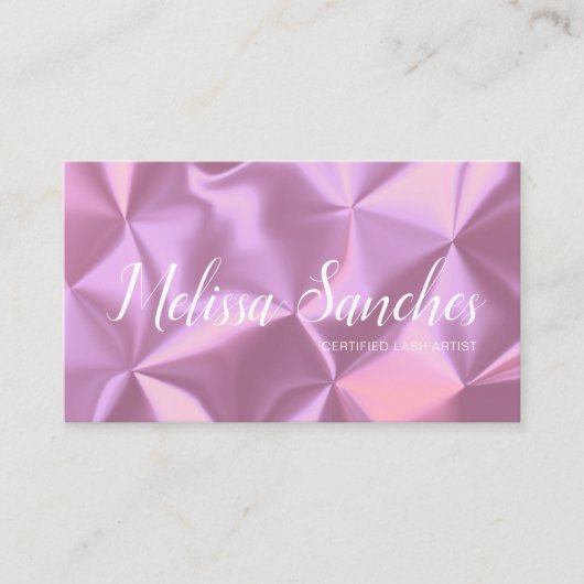 Abstracte Bronze Mix Patroonkunst Visitekaartje (Voorkant)