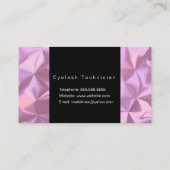 Abstracte Bronze Mix Patroonkunst Visitekaartje (Achterkant)