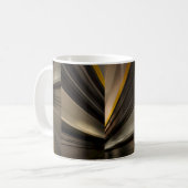 Abstracte bronzen lichtmok koffiemok (Voorkant links)