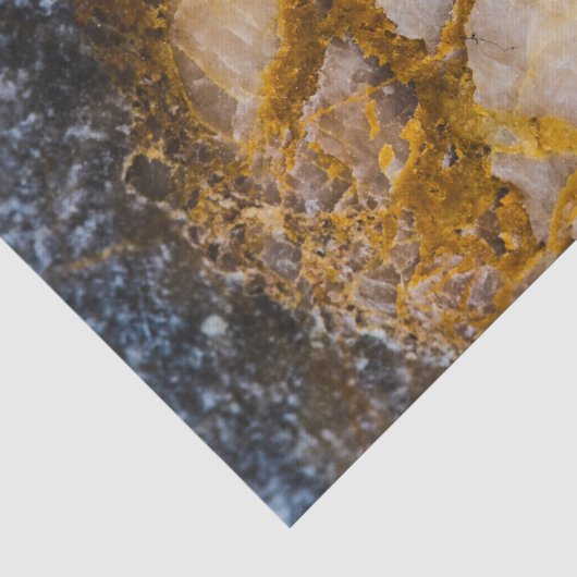 Abstracte bronzen witte mineraalsteen textuur tissuepapier (Detail)