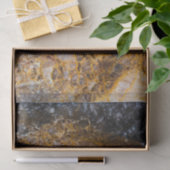 Abstracte bronzen witte mineraalsteen textuur tissuepapier (Geschenk)