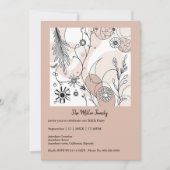 Abstracte Brown Boho minimalistische esthetiek (Voorkant)