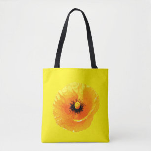 Abstracte bruiloft met flankerende bloem, helderge tote bag