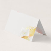 Abstracte bruiloft visitekaartje (Achterkant)