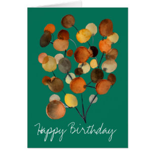 Abstracte bruine Autumn Earth Tree art