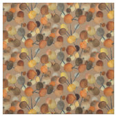 Abstracte bruine Autumn Earth Tree art Stof (Swatch)