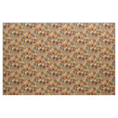 Abstracte bruine Autumn Earth Tree art Stof (Fat Quarter)