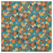 Abstracte bruine Autumn Earth Tree art Stof (Swatch)