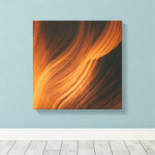 Abstracte bruine haarachtergrond canvas afdruk (Insitu (Houten vloer))