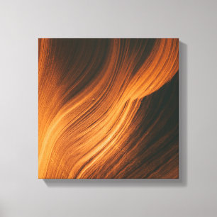 Abstracte bruine haarachtergrond canvas afdruk