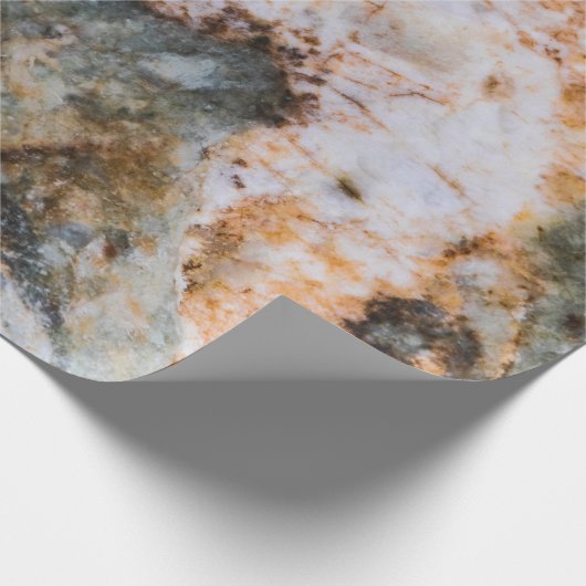 Abstracte bruine rottextuur cadeaupapier (Hoek)