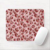 Abstracte Bruine Stof Bont Textuur Achtergrond-246 Muismat (Met muis)