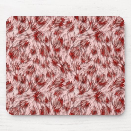 Abstracte Bruine Stof Bont Textuur Achtergrond-246 Muismat (Voorkant)