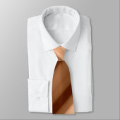 Abstracte bruine strepen stropdas (Gebonden)