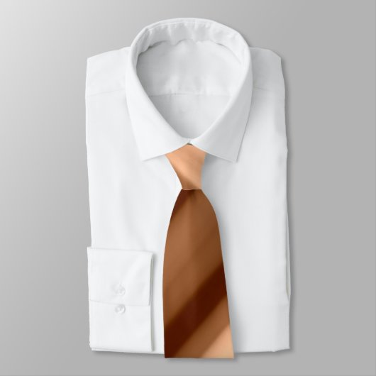 Abstracte bruine strepen stropdas (Gebonden)