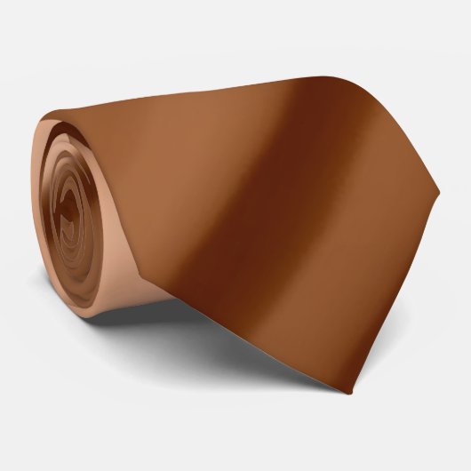 Abstracte bruine strepen stropdas (Opgerold)