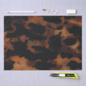 Abstracte Bruine & Zwarte Textuur, Chic TortoiseSh Tissuepapier (Craft)