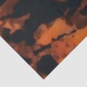 Abstracte Bruine & Zwarte Textuur, Chic TortoiseSh Tissuepapier (Detail)