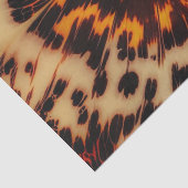 Abstracte Bruine & Zwarte Textuur Chic TortoiseShe Tissuepapier (Detail)