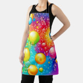 Abstracte bubbelkunst schort (Insitu)