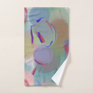 Abstracte bubbels handdoek