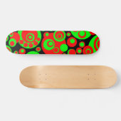 Abstracte Bubbles 03 - Retro Persoonlijk Skateboard (Horizontaal)