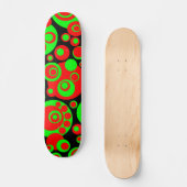 Abstracte Bubbles 03 - Retro Persoonlijk Skateboard (Voorkant)