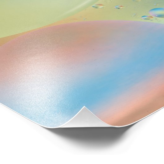 Abstracte Bubbles Fine Art afdrukken Foto Afdruk (Hoek)