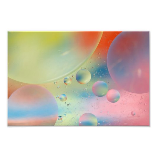 Abstracte Bubbles Fine Art afdrukken Foto Afdruk (Voorkant)
