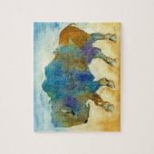 Abstracte Buffalo puzzel (Verticaal)