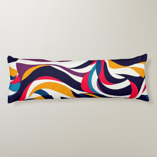 Abstracte buis lichaamskussen (Achterkant)