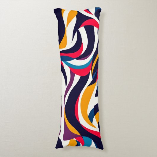 Abstracte buis lichaamskussen (Voorkant Verticaal)